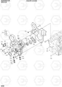 9080 GEAR CASE 35/40/45D-9A,50DA-9A, Hyundai