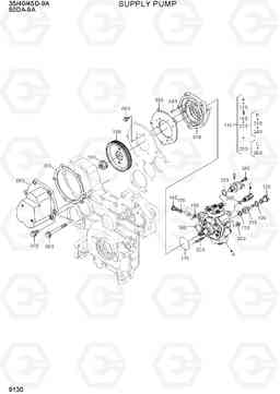 9130 SUPPLY PUMP 35/40/45D-9A,50DA-9A, Hyundai