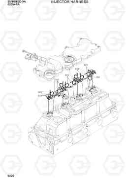 9220 INJECTOR HARNESS 35/40/45D-9A,50DA-9A, Hyundai