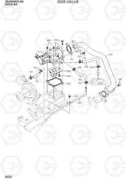 9320 EGR VALVE 35/40/45D-9A,50DA-9A, Hyundai