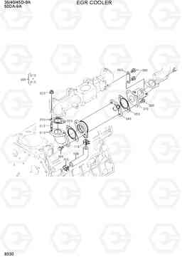 9330 EGR COOLER 35/40/45D-9A,50DA-9A, Hyundai