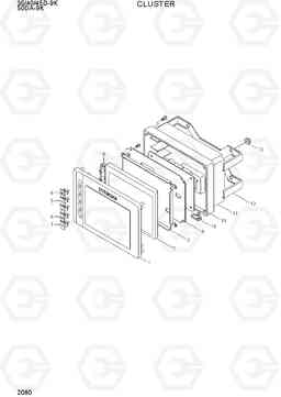 2080 CLUSTER 35/40/45D-9K,50DA-9K, Hyundai