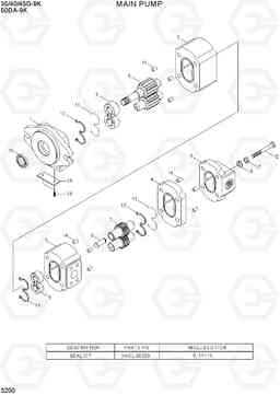 3200 MAIN PUMP 35/40/45D-9K,50DA-9K, Hyundai