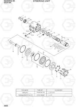 3400 STEERING UNIT 35/40/45D-9K,50DA-9K, Hyundai