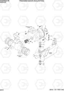 4010 TRANSMISSION MOUNTING 35/40/45D-9K,50DA-9K, Hyundai