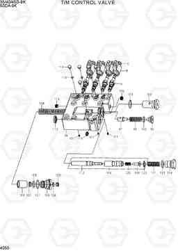 4055 T/M CONTROL VALVE 35/40/45D-9K,50DA-9K, Hyundai
