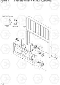 7044 INTEGRAL S/SHIFT(V-MAST,C-III,35/40/45D) 35/40/45D-9K,50DA-9K, Hyundai