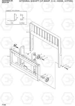 7144 INTEGRAL S/SHIFT(VF,C-IV,HOOK,4.5TON) 35/40/45D-9K,50DA-9K, Hyundai