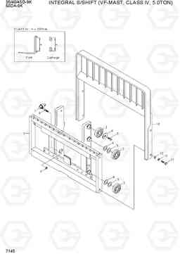 7145 INTEGRAL S/SHIFT(VF,C-IV,HOOK,5.0TON) 35/40/45D-9K,50DA-9K, Hyundai