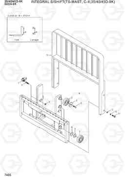 7455 INTEGRAL S/SHIFT(TS,C-III.35/40/45D-9K) 35/40/45D-9K,50DA-9K, Hyundai