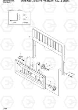 7456 INTEGRAL S/SHIFT(TS,C-IV.4.5TON) 35/40/45D-9K,50DA-9K, Hyundai