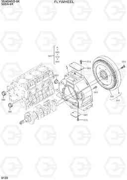 9120 FLYWHEEL 35/40/45D-9K,50DA-9K, Hyundai