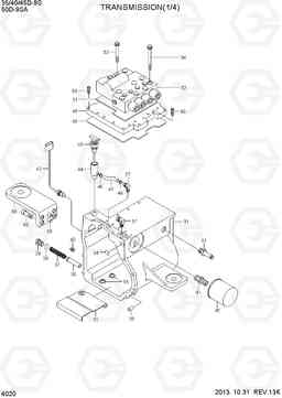 4020 TRANSMISSION(1/4) 35/40/45D-9S,50D-9SA, Hyundai