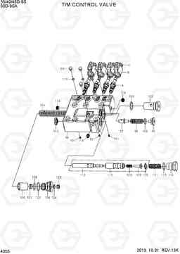 4055 T/M CONTROL VALVE 35/40/45D-9S,50D-9SA, Hyundai