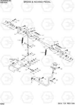 5050 BRAKE & INCHING PEDAL 35/40/45D-9S,50D-9SA, Hyundai