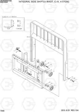 7045 INTEGRAL S/SHIFT(V-MAST,C-IV,4.5TON) 35/40/45D-9S,50D-9SA, Hyundai