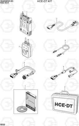 8050 HCE-DT KIT 35/40/45D-9S,50D-9SA, Hyundai