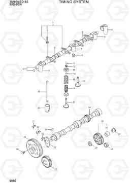 9080 TIMING SYSTEM 35/40/45D-9S,50D-9SA, Hyundai