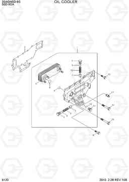 9120 OIL COOLER 35/40/45D-9S,50D-9SA, Hyundai