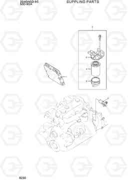 9230 SUPPLING PARTS 35/40/45D-9S,50D-9SA, Hyundai