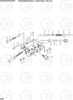 4025 T/M CONTROL VALVE 35/40/45D-7E,50D-7AE, Hyundai