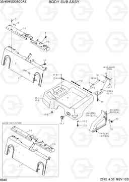 6040 BODY SUB ASSY 35/40/45D-7E,50D-7AE, Hyundai