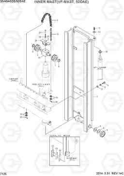 7125 INNER MAST (VF-MAST, 50DAE) 35/40/45D-7E,50D-7AE, Hyundai