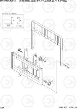 7258 INTEGRAL S/SHIFT(TF,C-IV.5.0TON) 35/40/45D-7E,50D-7AE, Hyundai