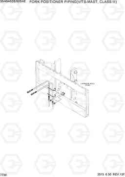 7730 FORK POSI PIPING(V/TS-MAST,CLASSIII) 35/40/45D-7E,50D-7AE, Hyundai