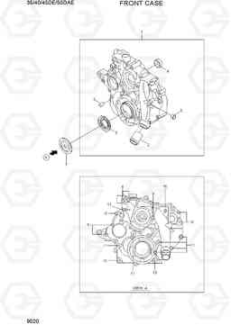 9020 FRONT CASE 35/40/45D-7E,50D-7AE, Hyundai