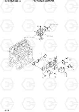 9140 TURBO CHARGER 35/40/45D-7E,50D-7AE, Hyundai