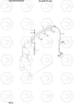 9210 GLOW PLUG 35/40/45D-7E,50D-7AE, Hyundai