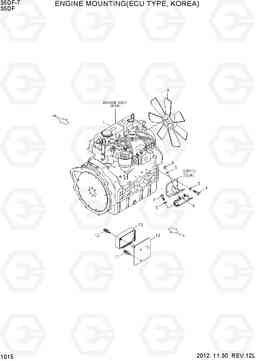 1015 ENGINE MOUNTING (ECU TYPE, KOREA) 35DF-7, Hyundai