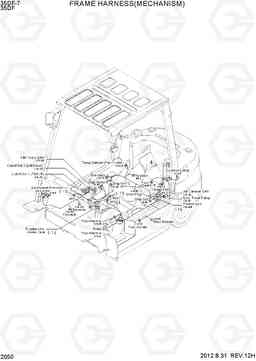 2050 FRAME HARNESS(MECHANISM) 35DF-7, Hyundai