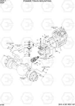 4100 POWER TRAIN MOUNTING 35DF-7, Hyundai