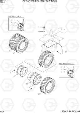 5025 FRONT WHEEL(DOUBLE TIRE) 35DF-7, Hyundai