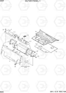 6020 OUTER PANEL 1 35DF-7, Hyundai