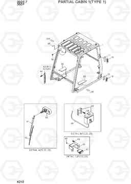 6210 PARTIAL CABIN 1 (TYPE 1) 35DF-7, Hyundai