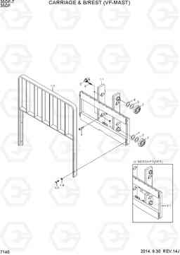 7140 CARRIAGE & B/REST (VF-MAST) 35DF-7, Hyundai