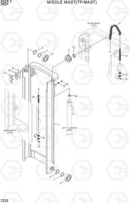 7220 MIDDLE MAST (TF-MAST) 35DF-7, Hyundai