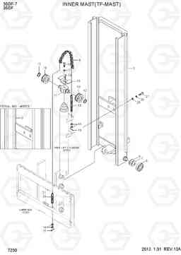 7230 INNER MAST (TF-MAST) 35DF-7, Hyundai