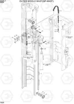 7520 OUTER MIDDLE MAST (QF-MAST) 35DF-7, Hyundai