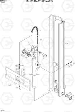 7540 INNER MAST (QF-MAST) 35DF-7, Hyundai