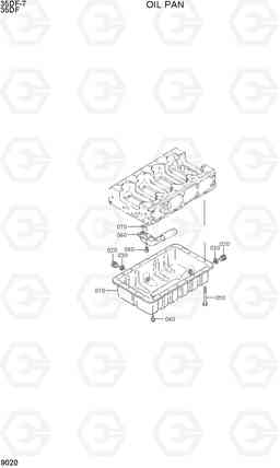 9020 OIL PAN 35DF-7, Hyundai