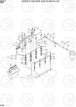 9150 NOZZLE HOLDER AND GLOW PLUG 35DF-7, Hyundai