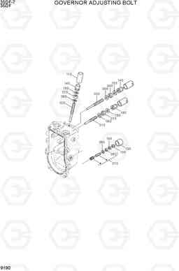 9190 GOVERNOR ADJUSTING BOLT 35DF-7, Hyundai