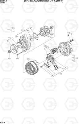 9240 DYNAMO(COMPONENT PARTS) 35DF-7, Hyundai