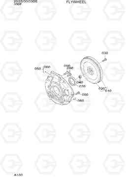 A100 FLYWHEEL 35DF-7, Hyundai