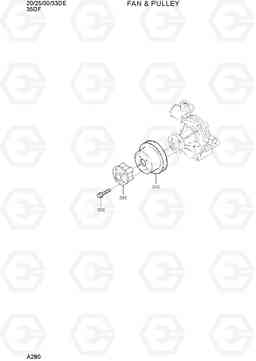 A280 FAN AND PULLEY 35DF-7, Hyundai
