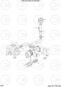 1020 AIR INTAKE SYSTEM 35DS/40DS/45DS-7, Hyundai